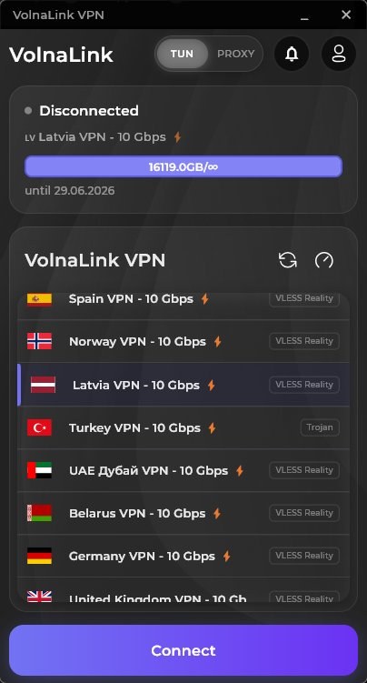 VolnaLink VPN — Linux用VPNをダウンロード